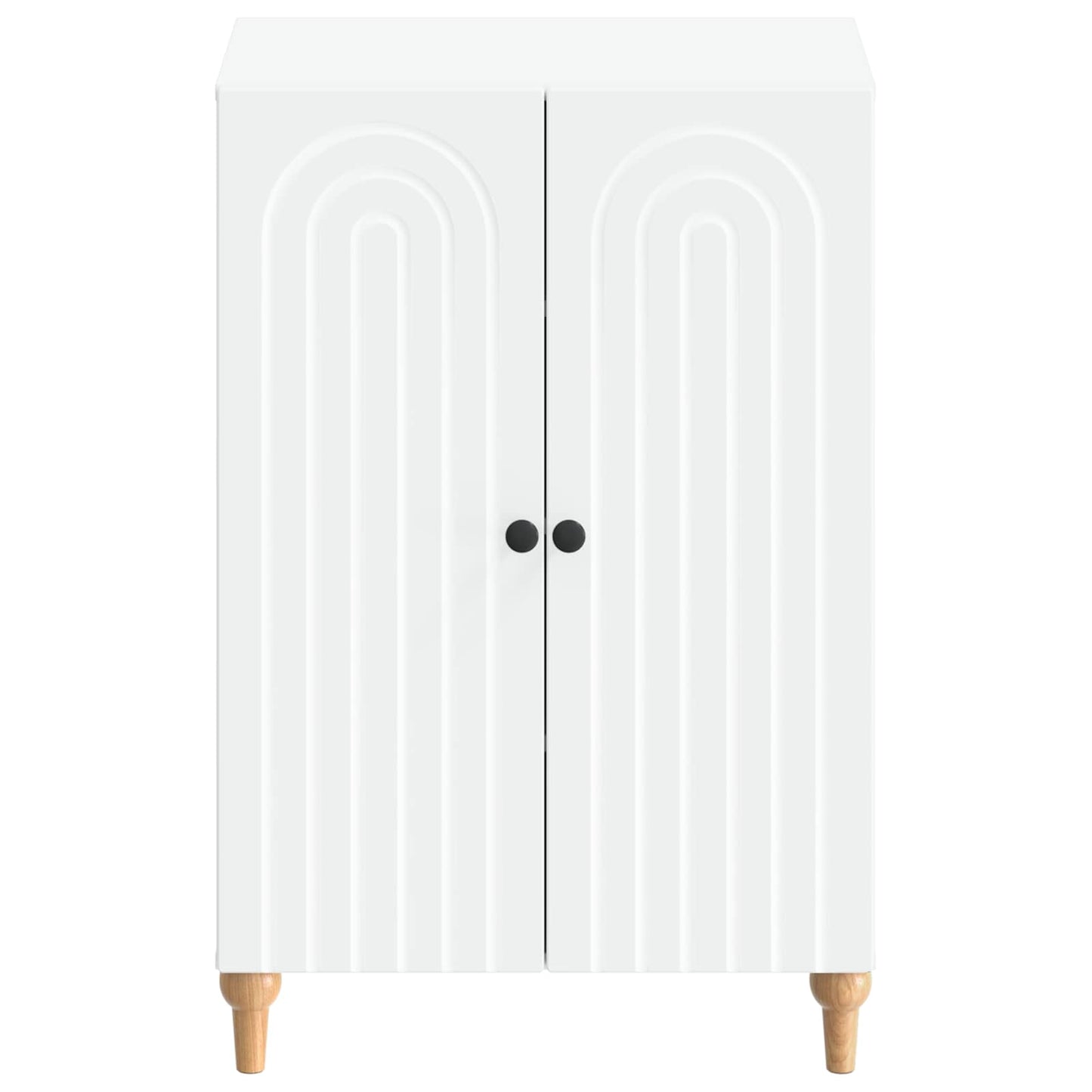 Schuhschrank ALKMAAR 59,5 x 39,5 x 90 cm Holzwerkstoff Weiß