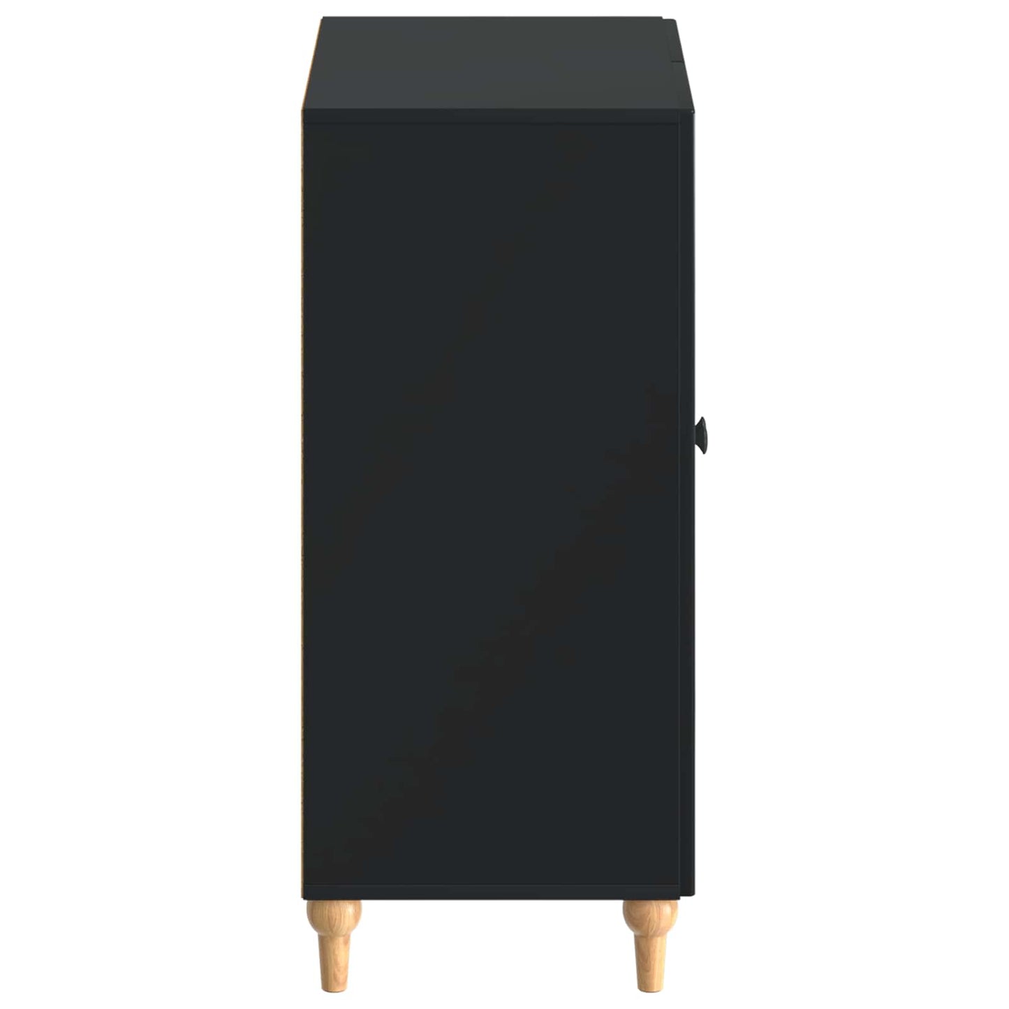 Schuhschrank ALKMAAR 59,5 x 39,5 x 90 cm Holzwerkstoff Schwarz