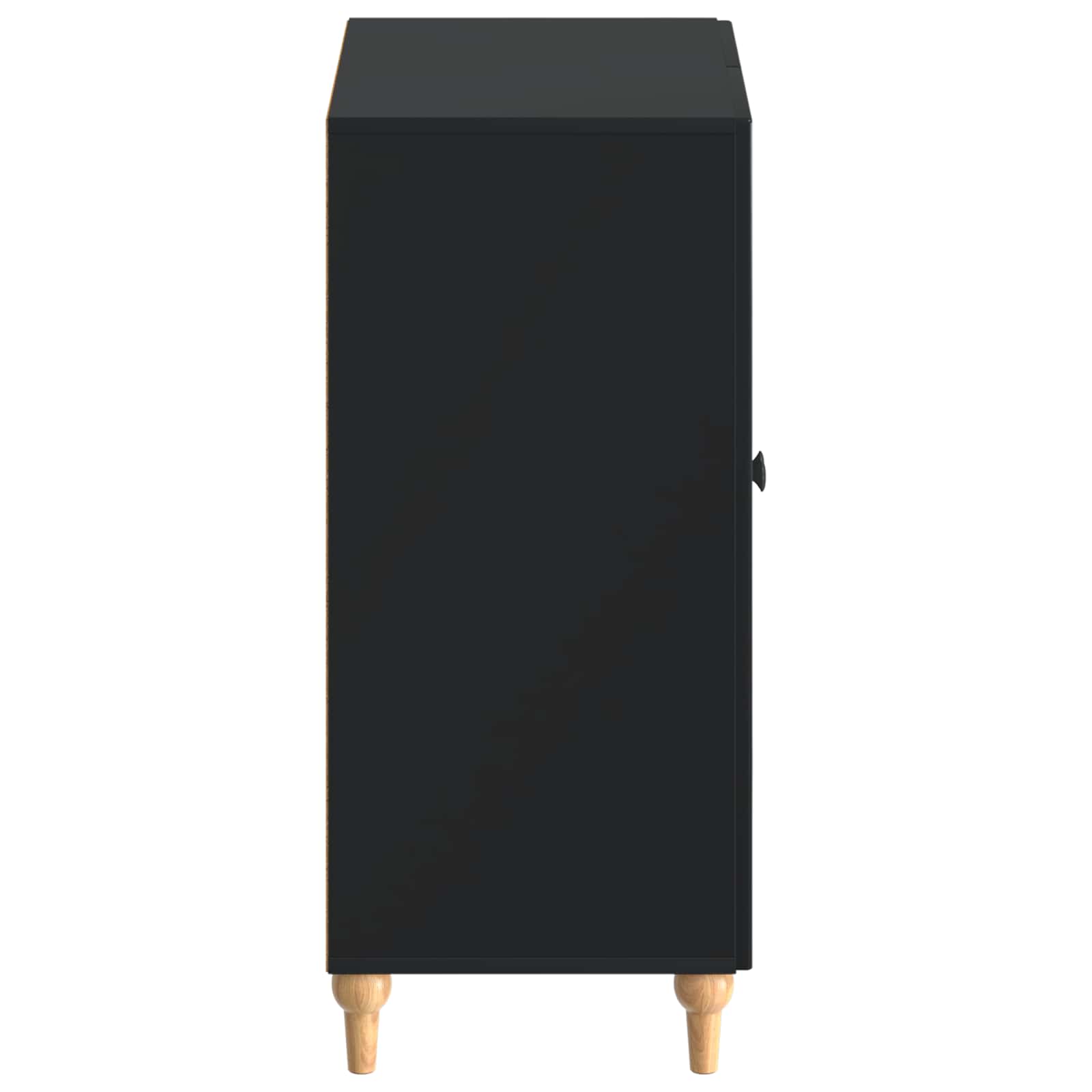 Schuhschrank ALKMAAR 59,5 x 39,5 x 90 cm Holzwerkstoff Schwarz