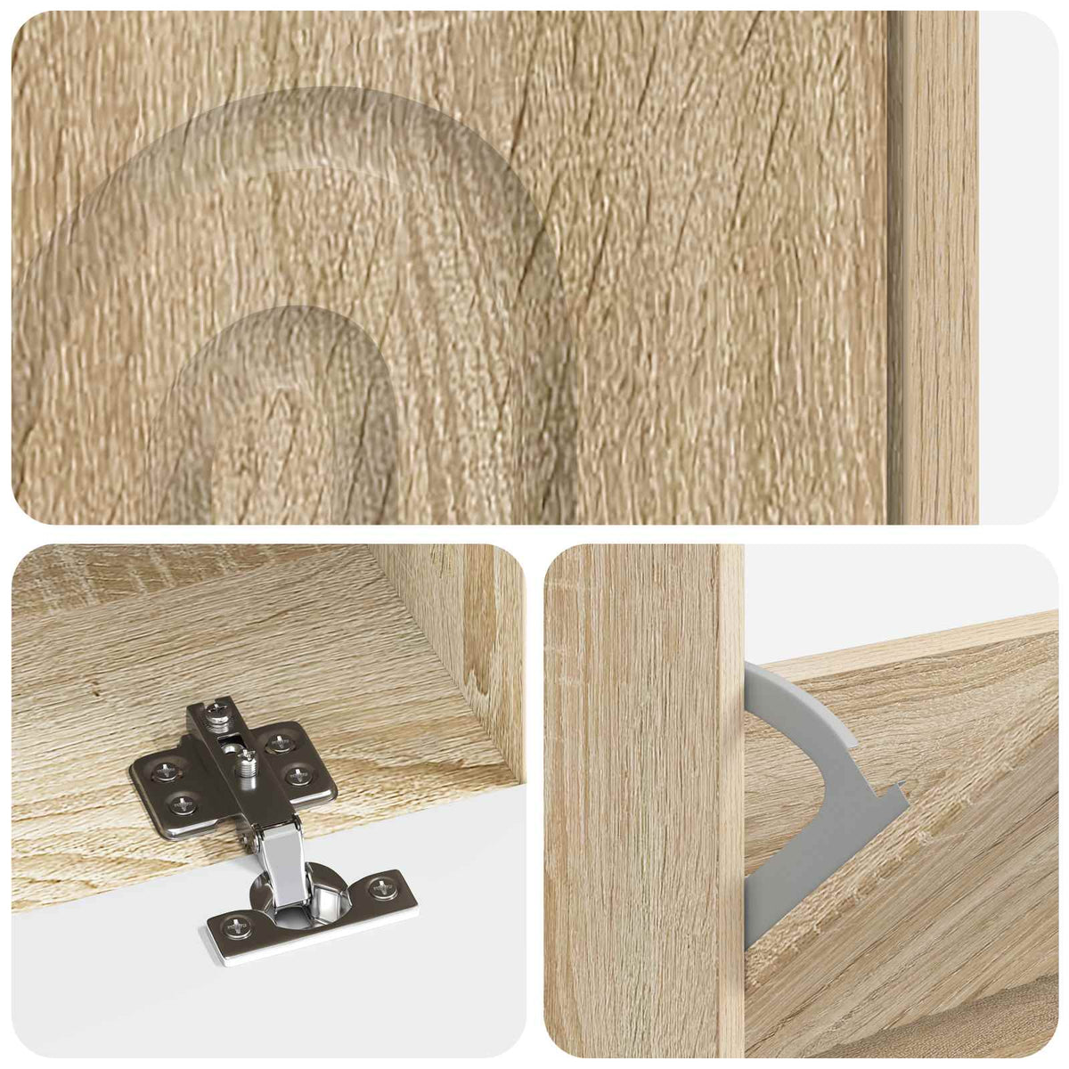Schuhschrank ALKMAAR 78 x 24 x 103 cm Holzwerkstoff