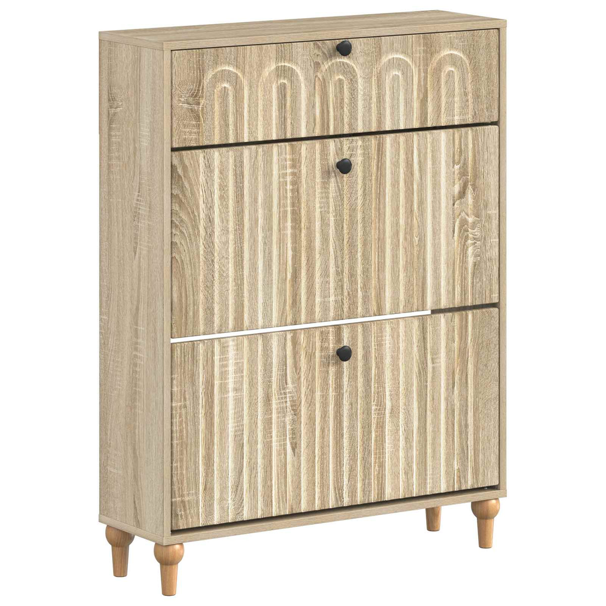 Schuhschrank ALKMAAR 78 x 24 x 103 cm Holzwerkstoff