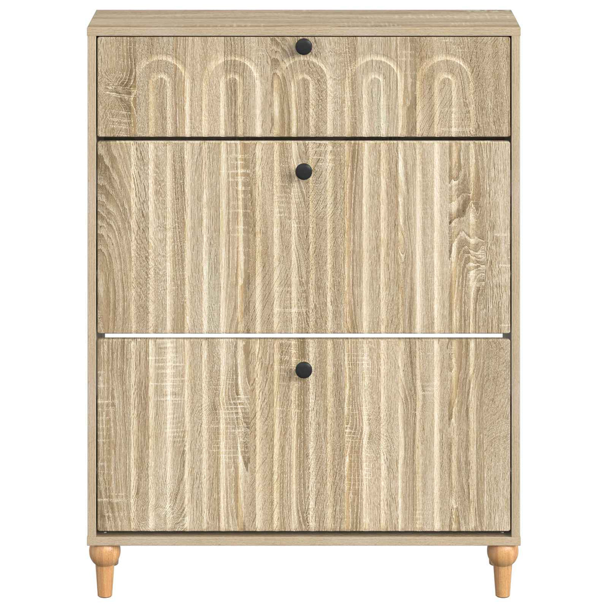 Schuhschrank ALKMAAR 78 x 24 x 103 cm Holzwerkstoff