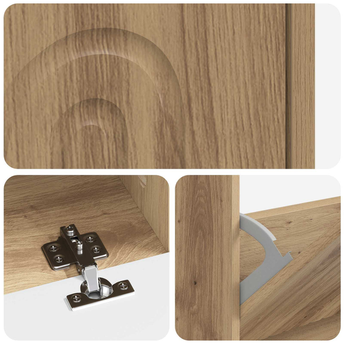 Schuhschrank ALKMAAR 78 x 24 x 103 cm Holzwerkstoff