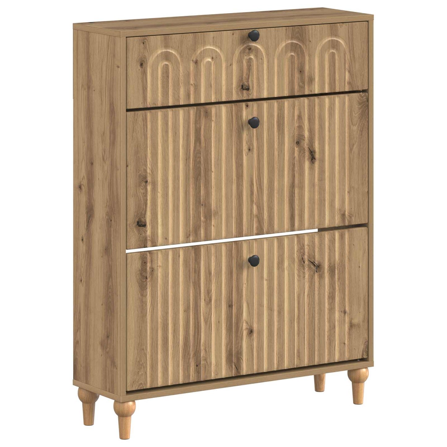 Schuhschrank ALKMAAR 78 x 24 x 103 cm Holzwerkstoff
