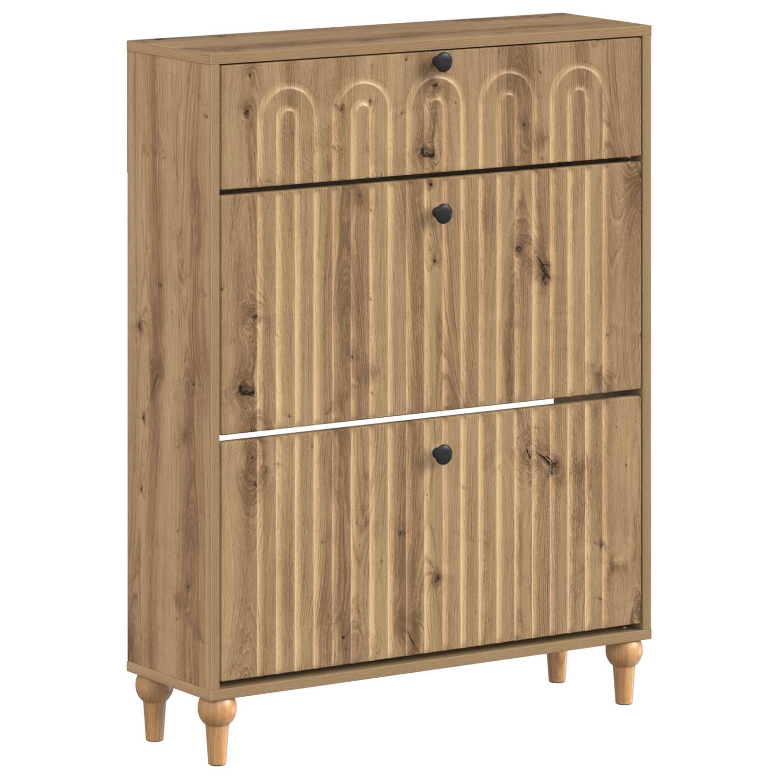 Schuhschrank ALKMAAR 78 x 24 x 103 cm Holzwerkstoff