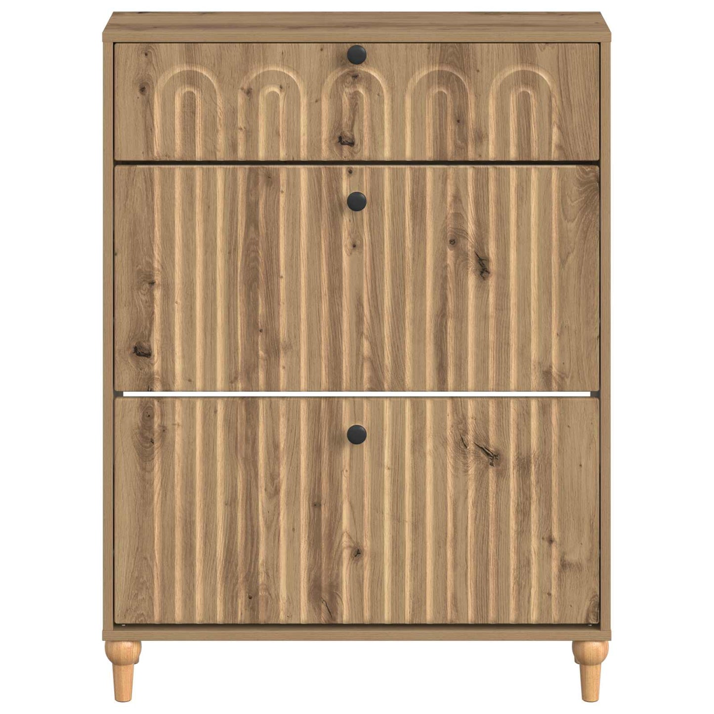 Schuhschrank ALKMAAR 78 x 24 x 103 cm Holzwerkstoff