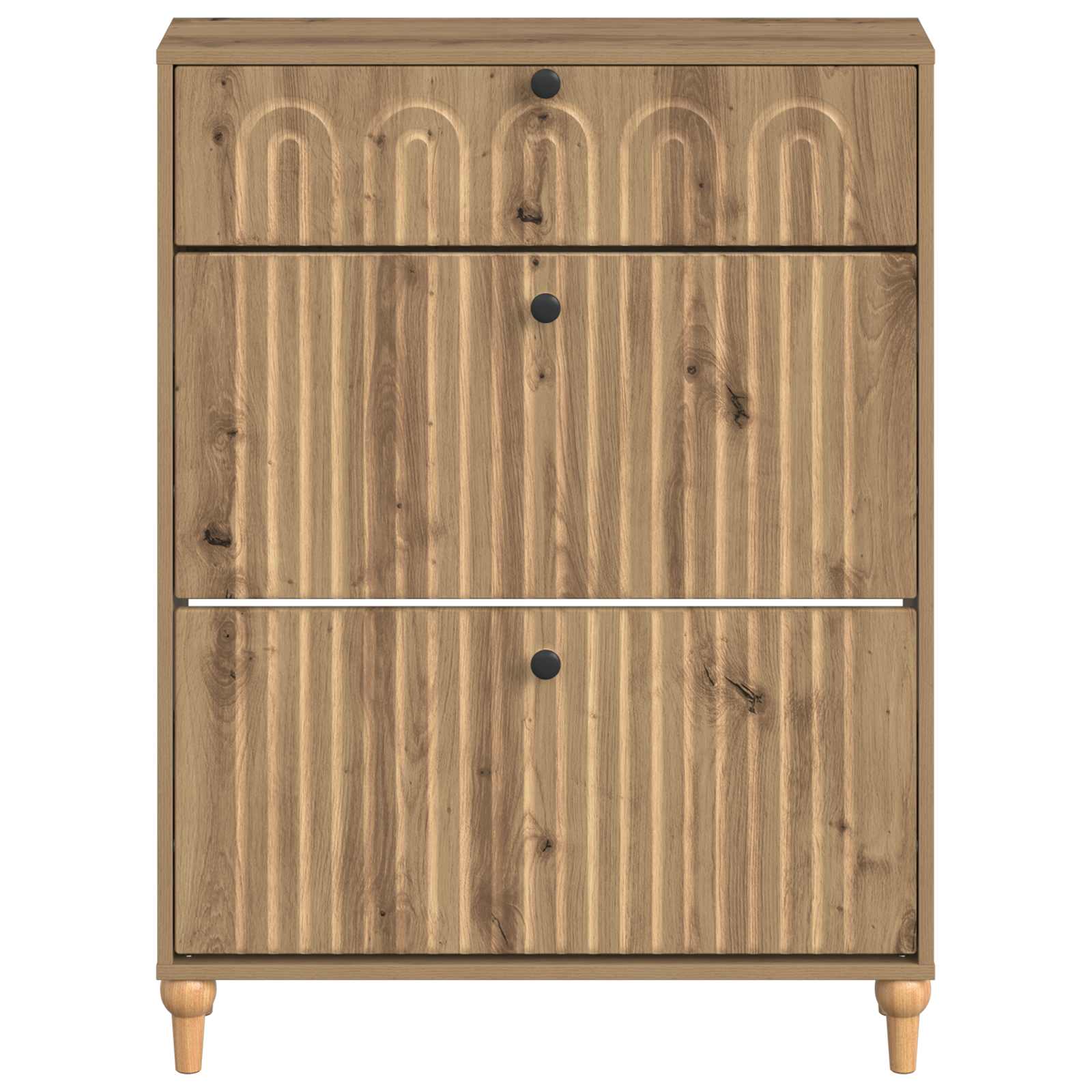 Schuhschrank ALKMAAR 78 x 24 x 103 cm Holzwerkstoff