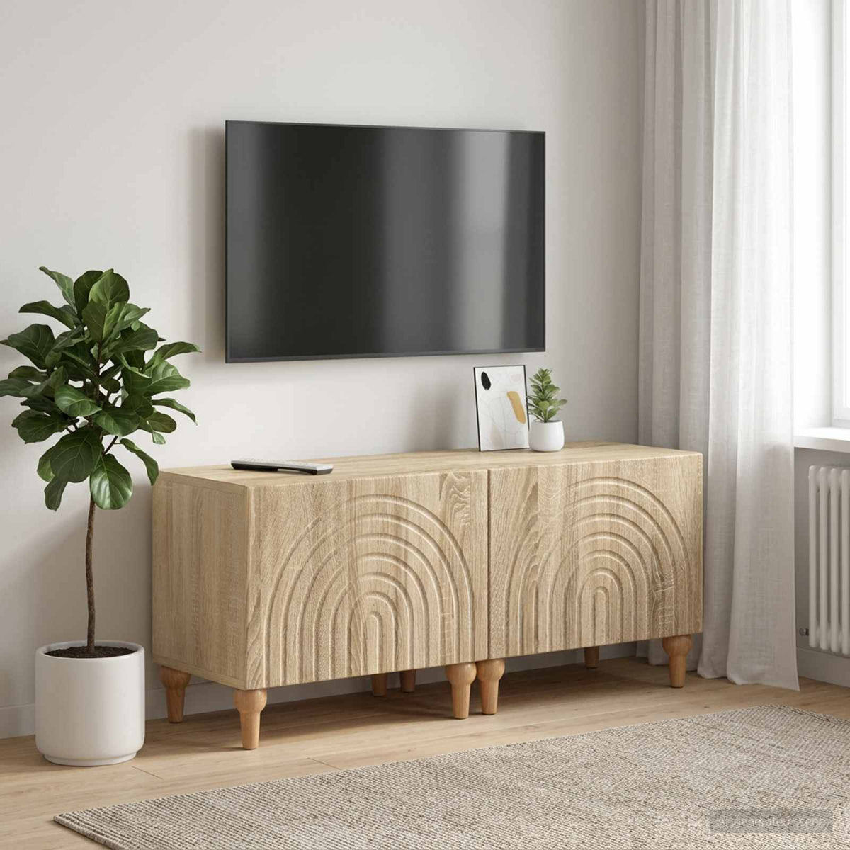 TV-Schrank Sonoma-Eiche Holzwerkstoff