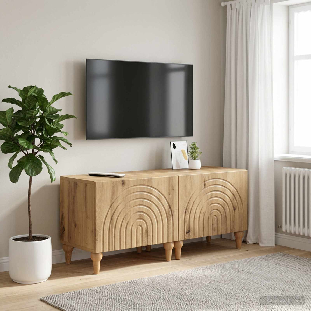 TV-Schrank Artisan-Eiche Holzwerkstoff