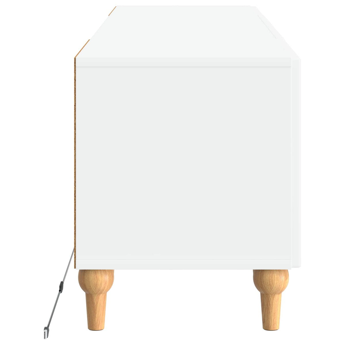 LED-TV-Schrank Weiß Holzwerkstoff