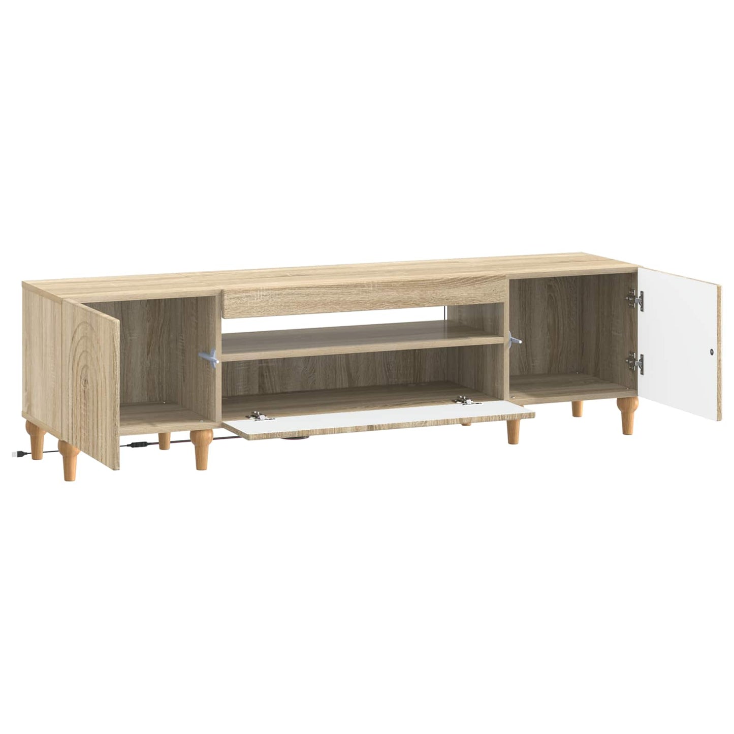 LED-TV-Schrank Sonoma-Eiche Holzwerkstoff