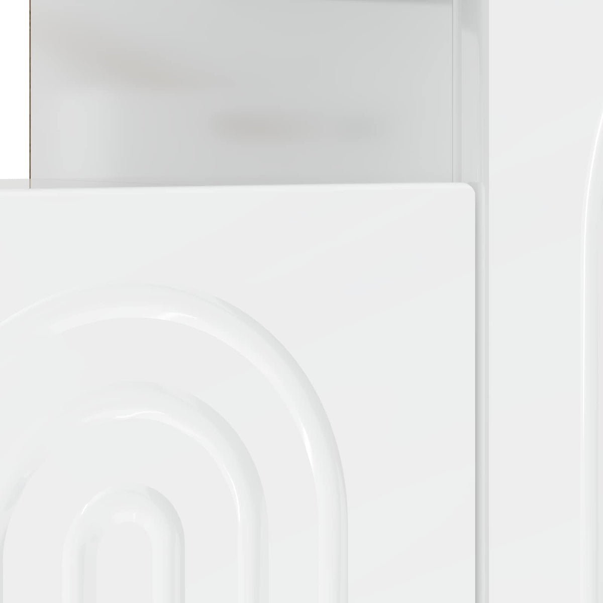 LED-TV-Schrank Hochglanz Weiß Holzwerkstoff