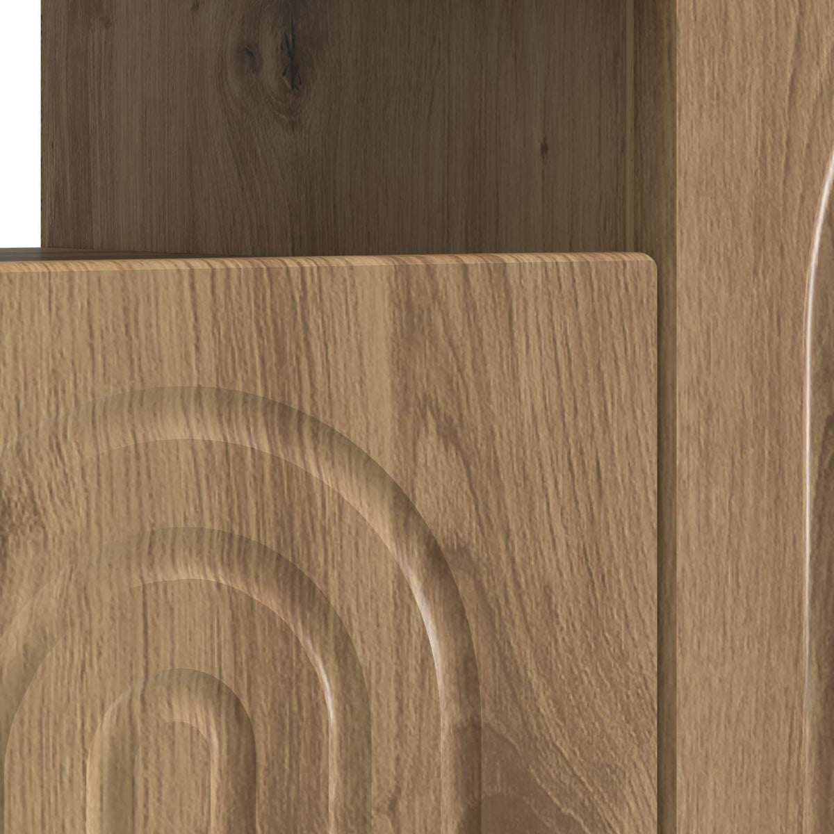LED-TV-Schrank ALKMAAR Artisan-Eiche Holzwerkstoff