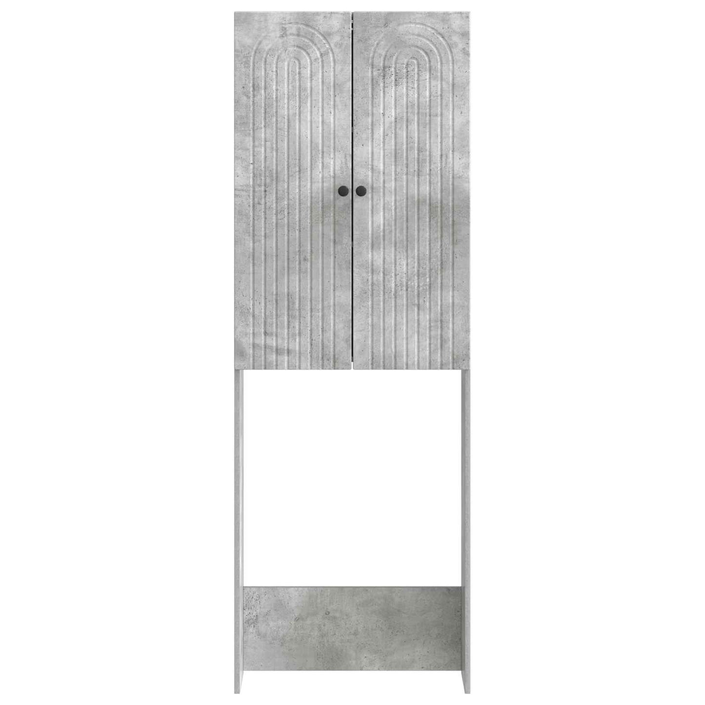 Toilettenschrank ALKMAAR Betongrau 66 x 25,5 x 190 cm
