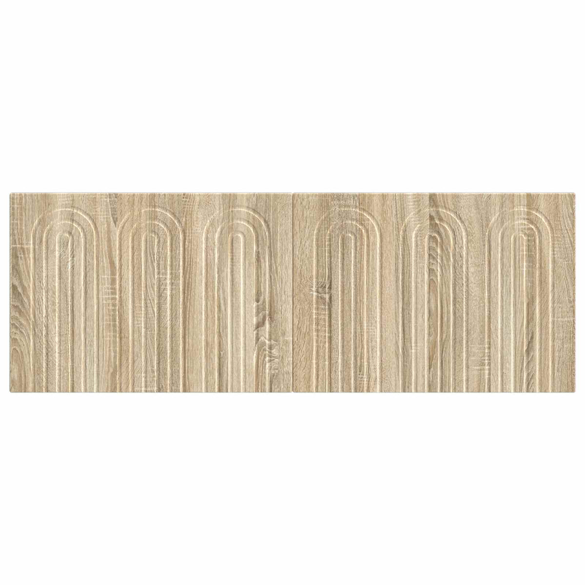 Wandmontiertes Kopfteil ALKMAAR Sonoma-Eiche Holzwerkstoff
