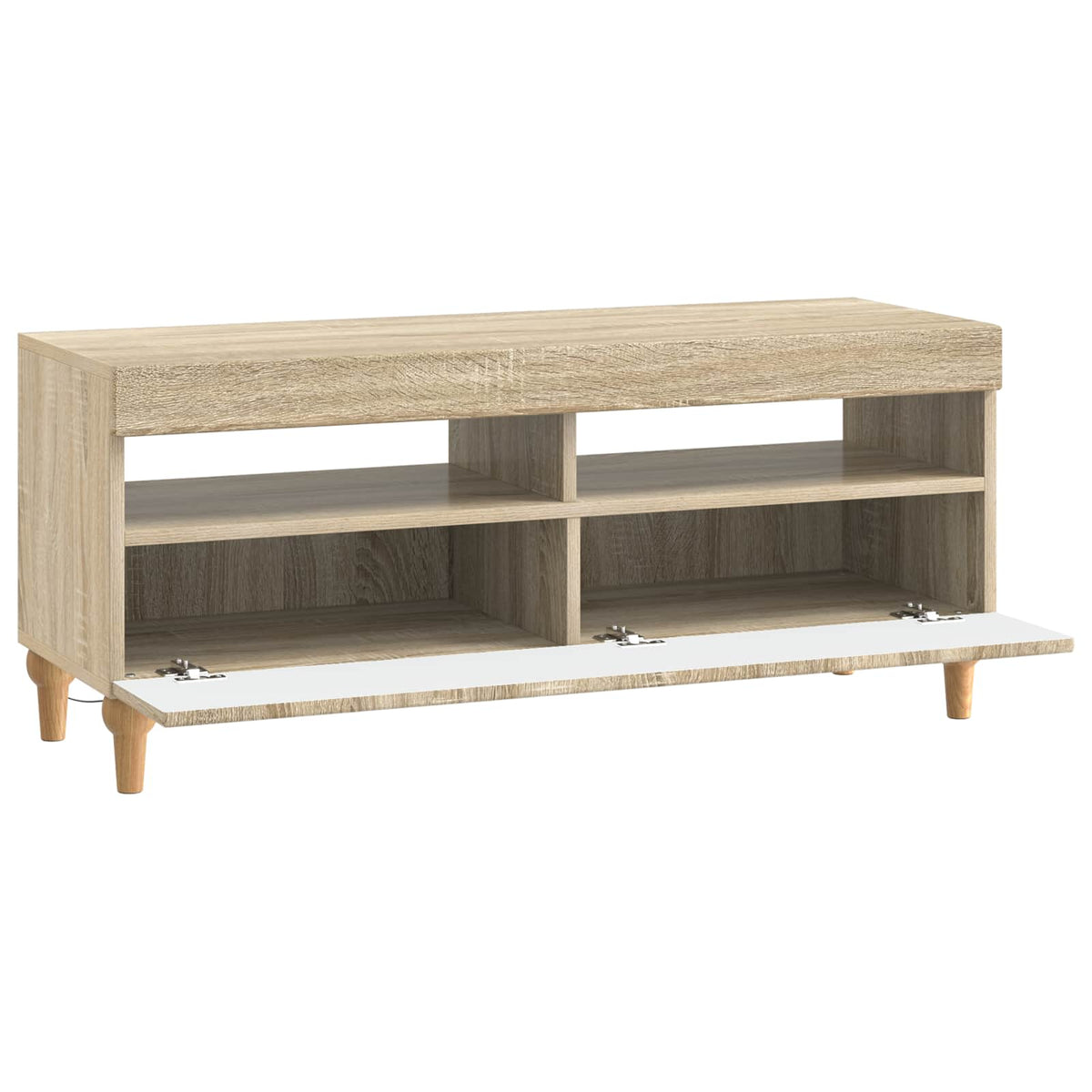 LED-TV-Schrank Sonoma-Eiche Holzwerkstoff