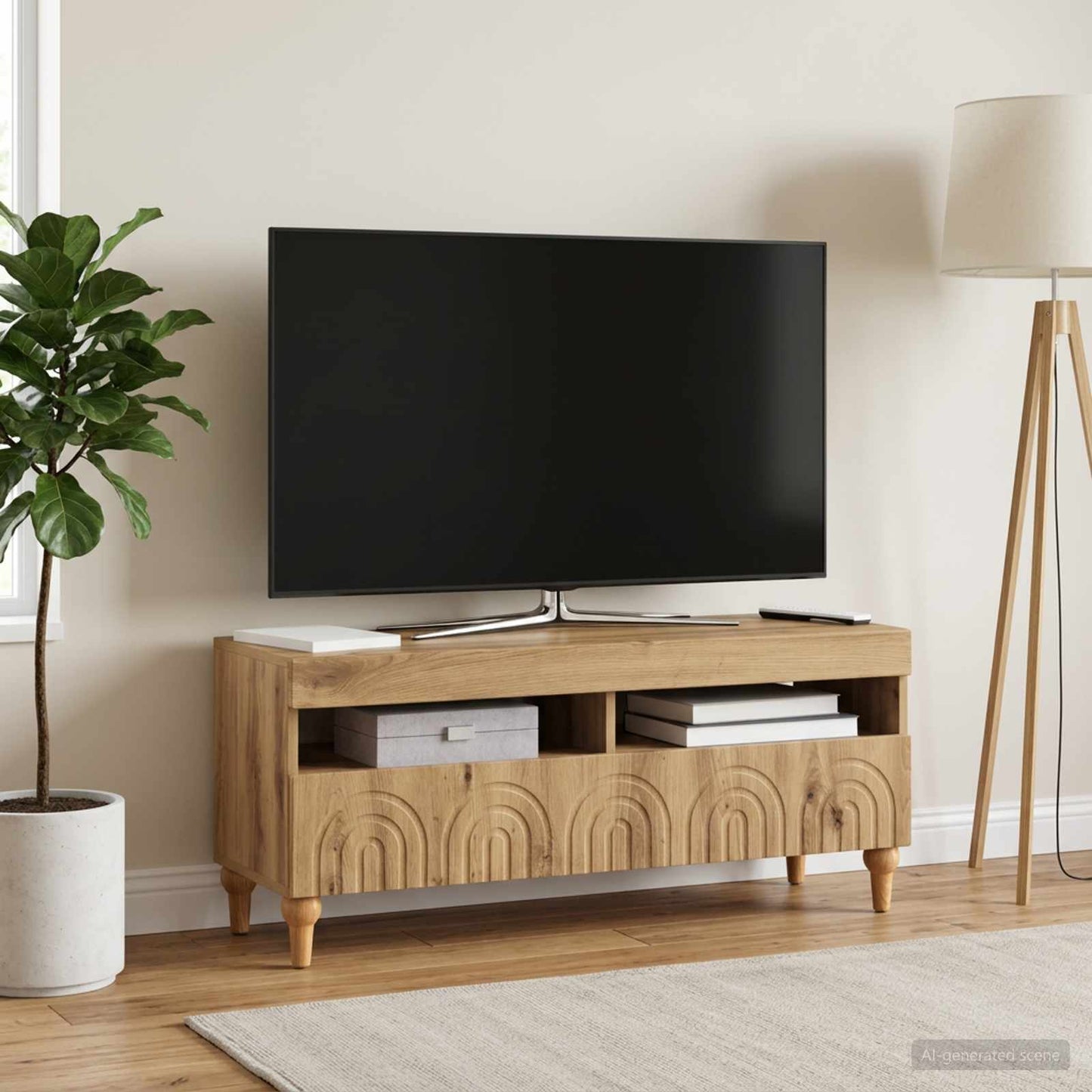 LED-TV-Schrank Artisan-Eiche Holzwerkstoff