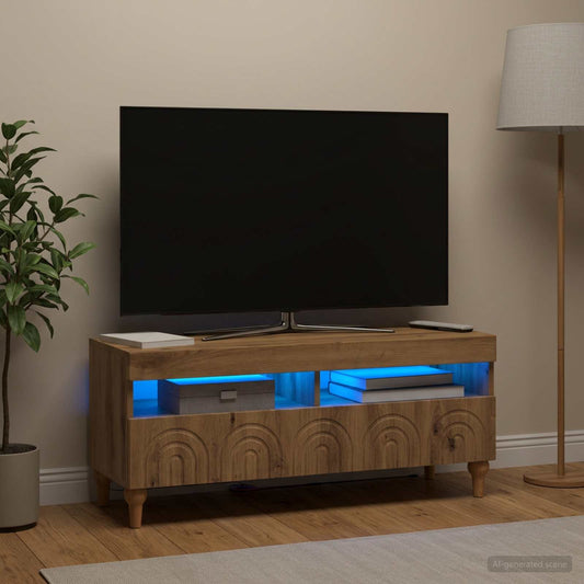 LED-TV-Schrank Artisan-Eiche Holzwerkstoff