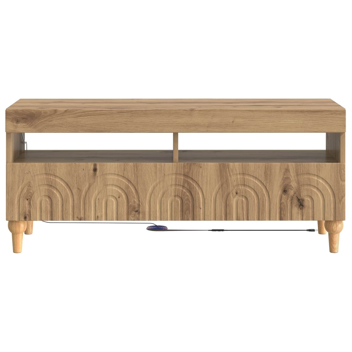 LED-TV-Schrank Artisan-Eiche Holzwerkstoff