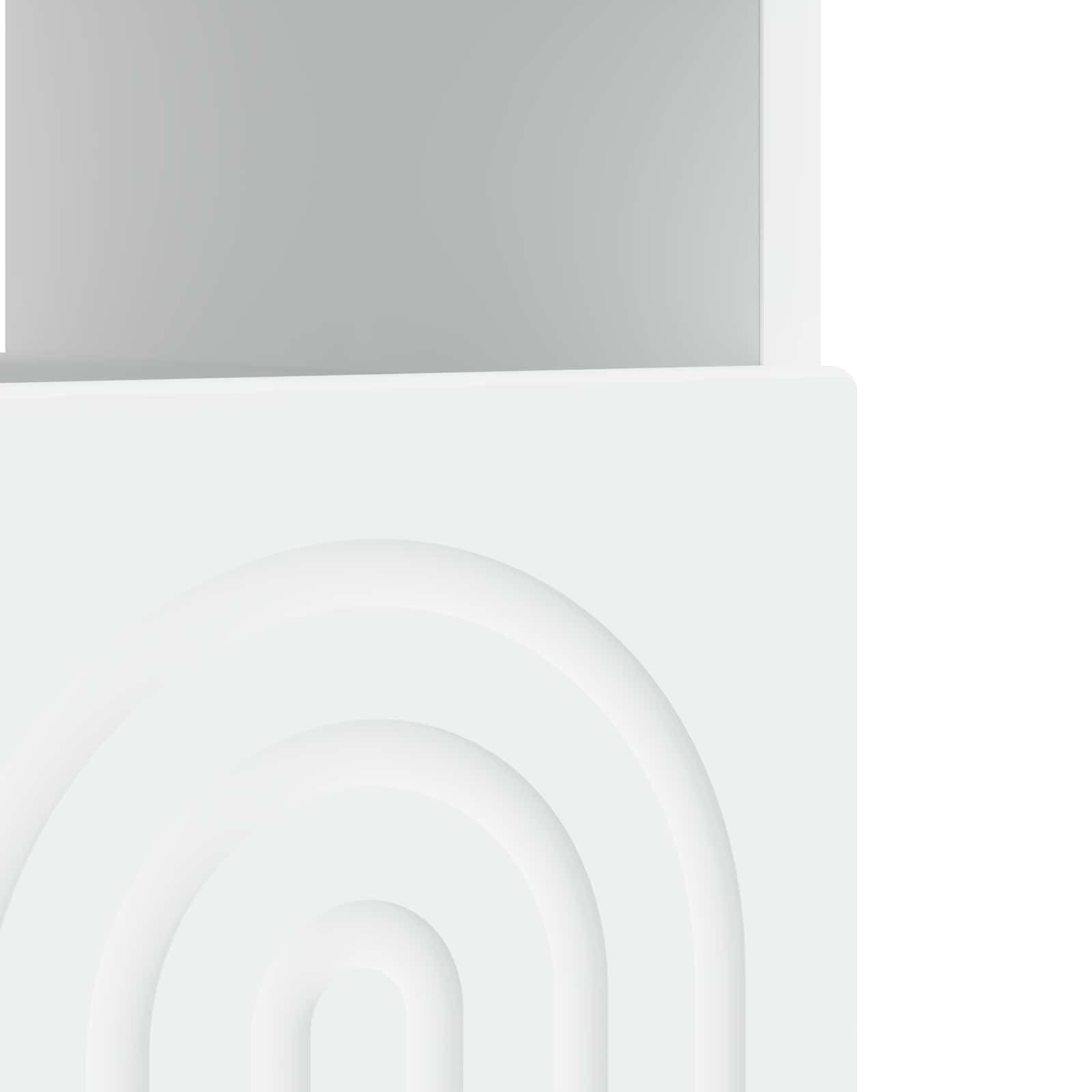LED-TV-Schrank Weiß Holzwerkstoff