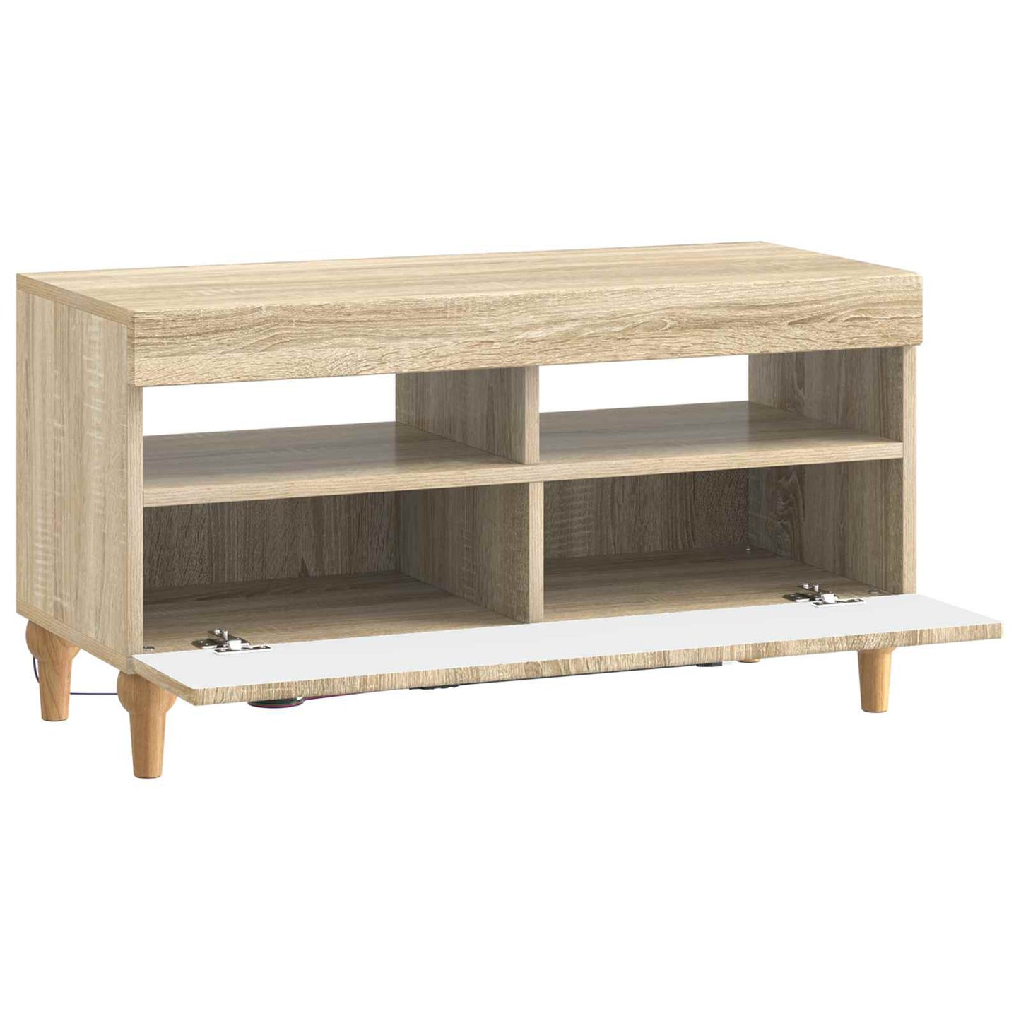 LED-TV-Schrank Sonoma-Eiche Holzwerkstoff