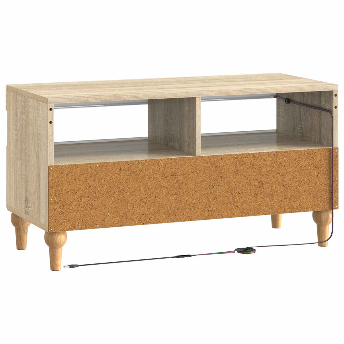 LED-TV-Schrank Sonoma-Eiche Holzwerkstoff