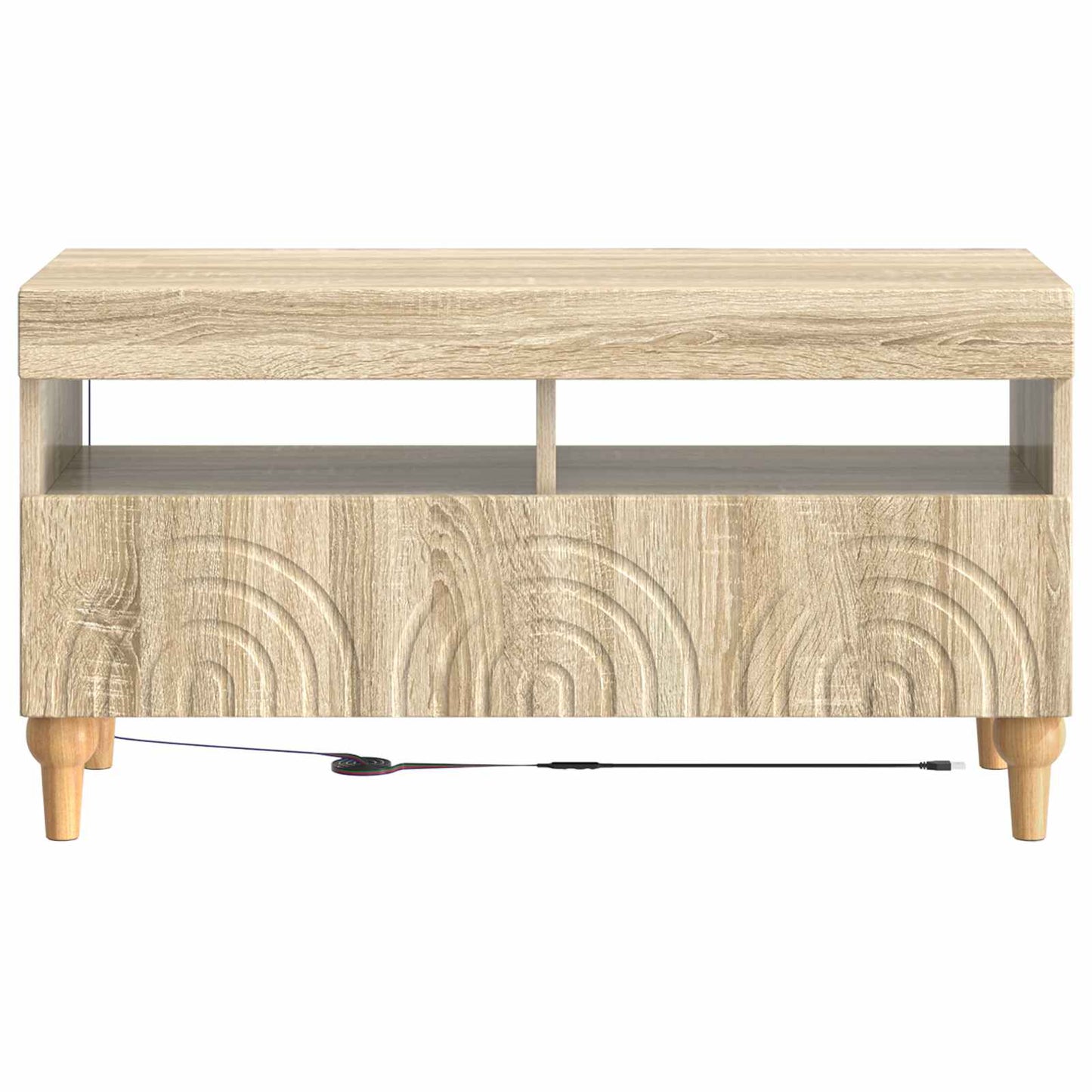 LED-TV-Schrank Sonoma-Eiche Holzwerkstoff