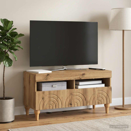 LED-TV-Schrank Artisan-Eiche Holzwerkstoff