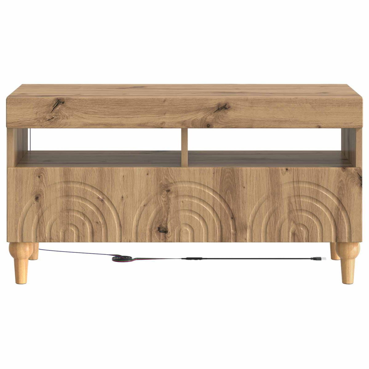 LED-TV-Schrank Artisan-Eiche Holzwerkstoff