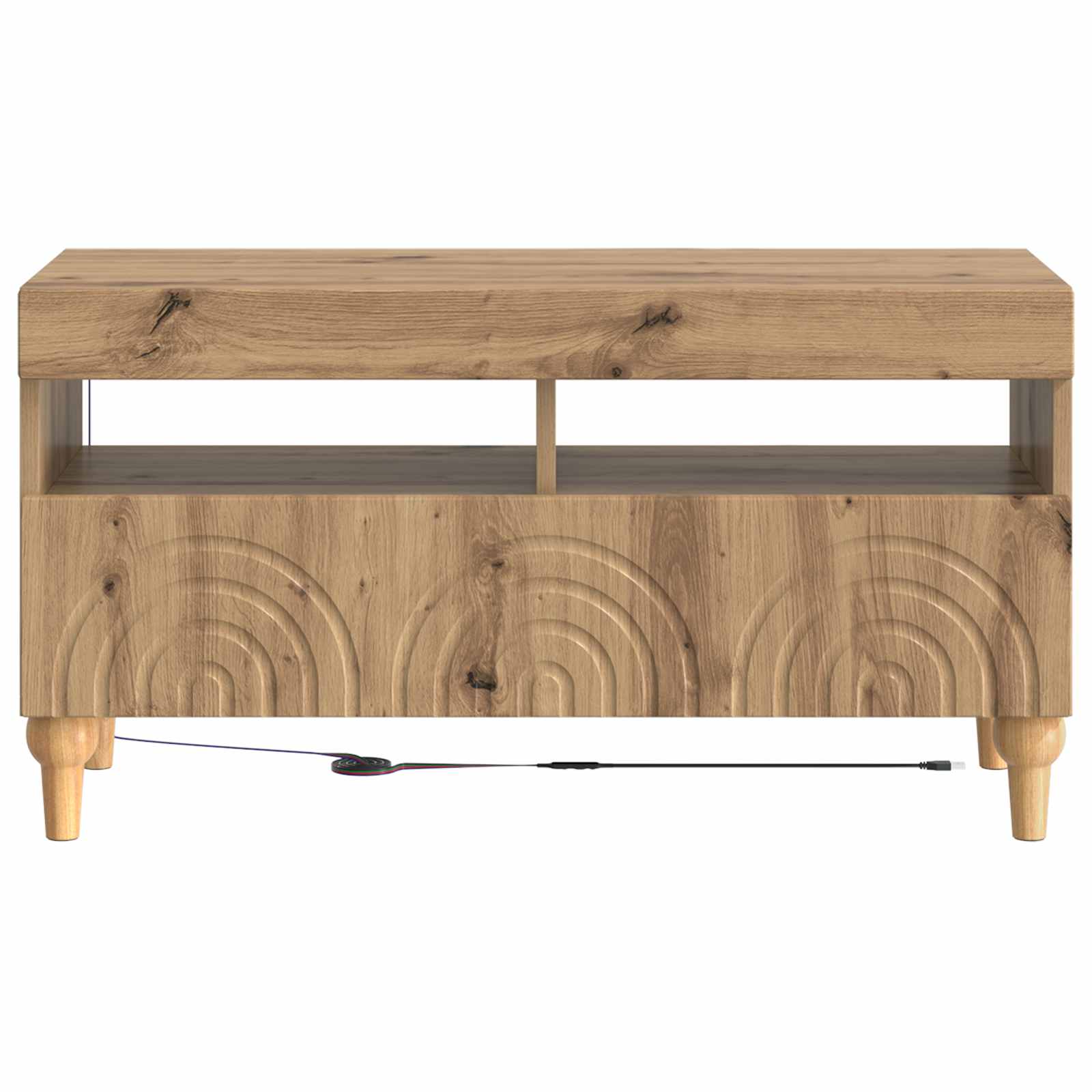 LED-TV-Schrank Artisan-Eiche Holzwerkstoff