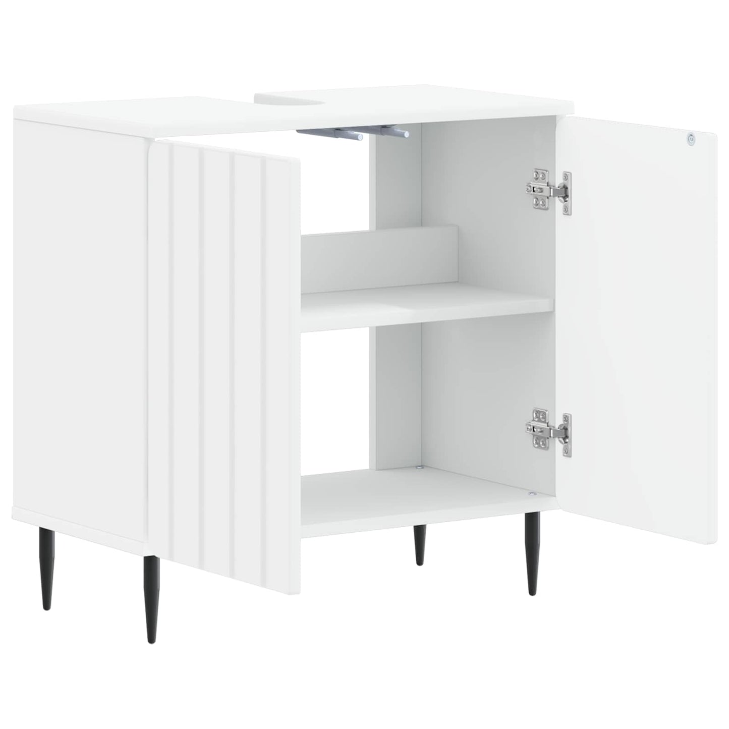 Waschbeckenschrank ZWOLLE Weiß 59,5 x 31,5 x 59 cm