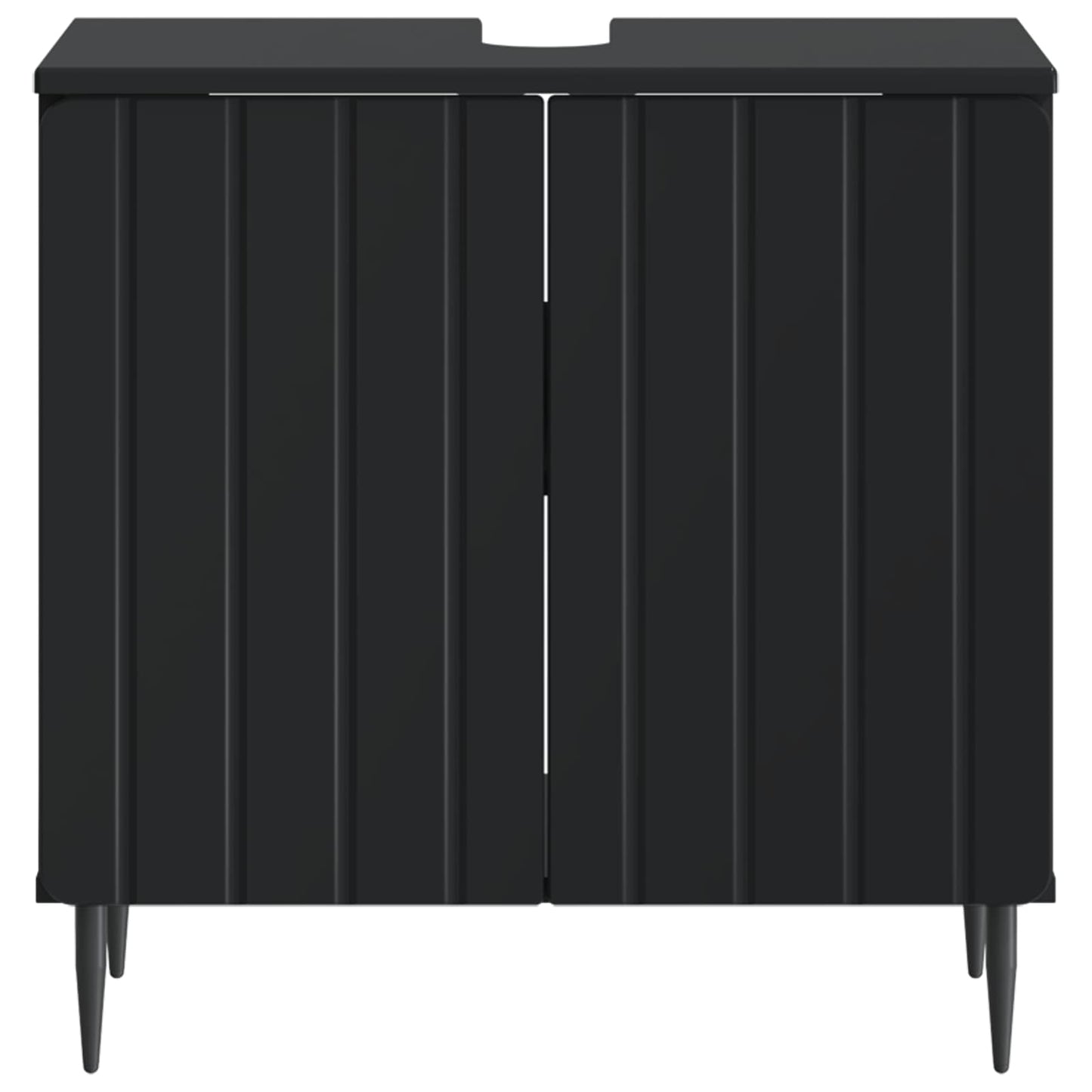 Waschbeckenschrank ZWOLLE Schwarz 59,5 x 31,5 x 59 cm