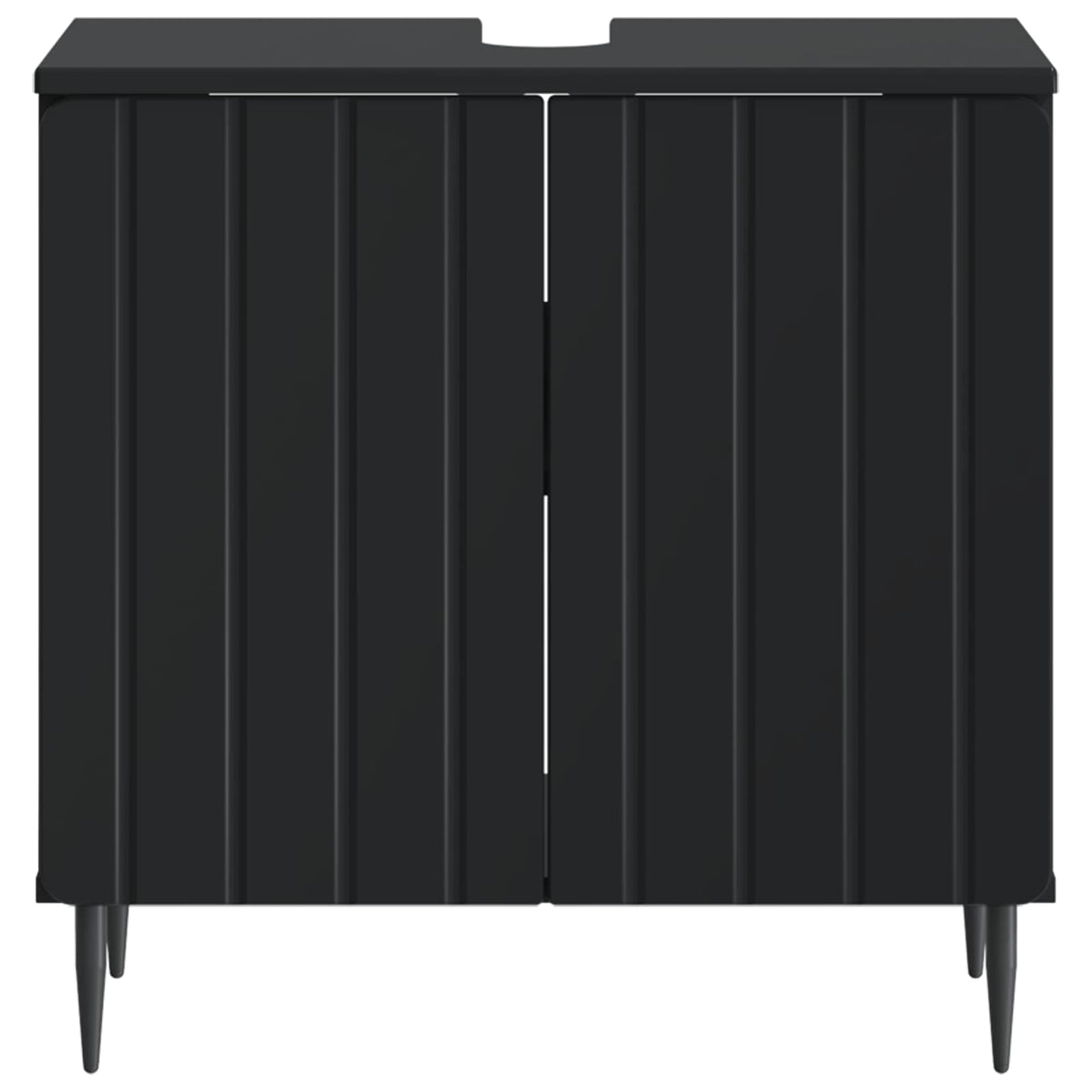 Waschbeckenschrank ZWOLLE Schwarz 59,5 x 31,5 x 59 cm
