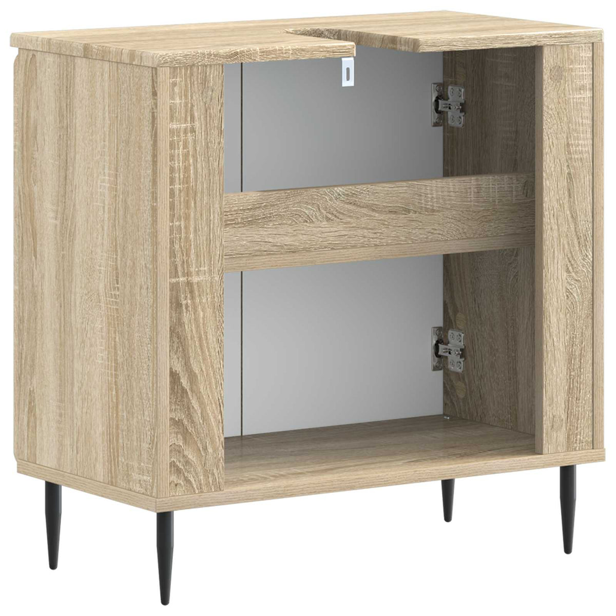 Waschbeckenschrank ZWOLLE Sonoma-Eiche 59,5 x 31,5 x 59 cm
