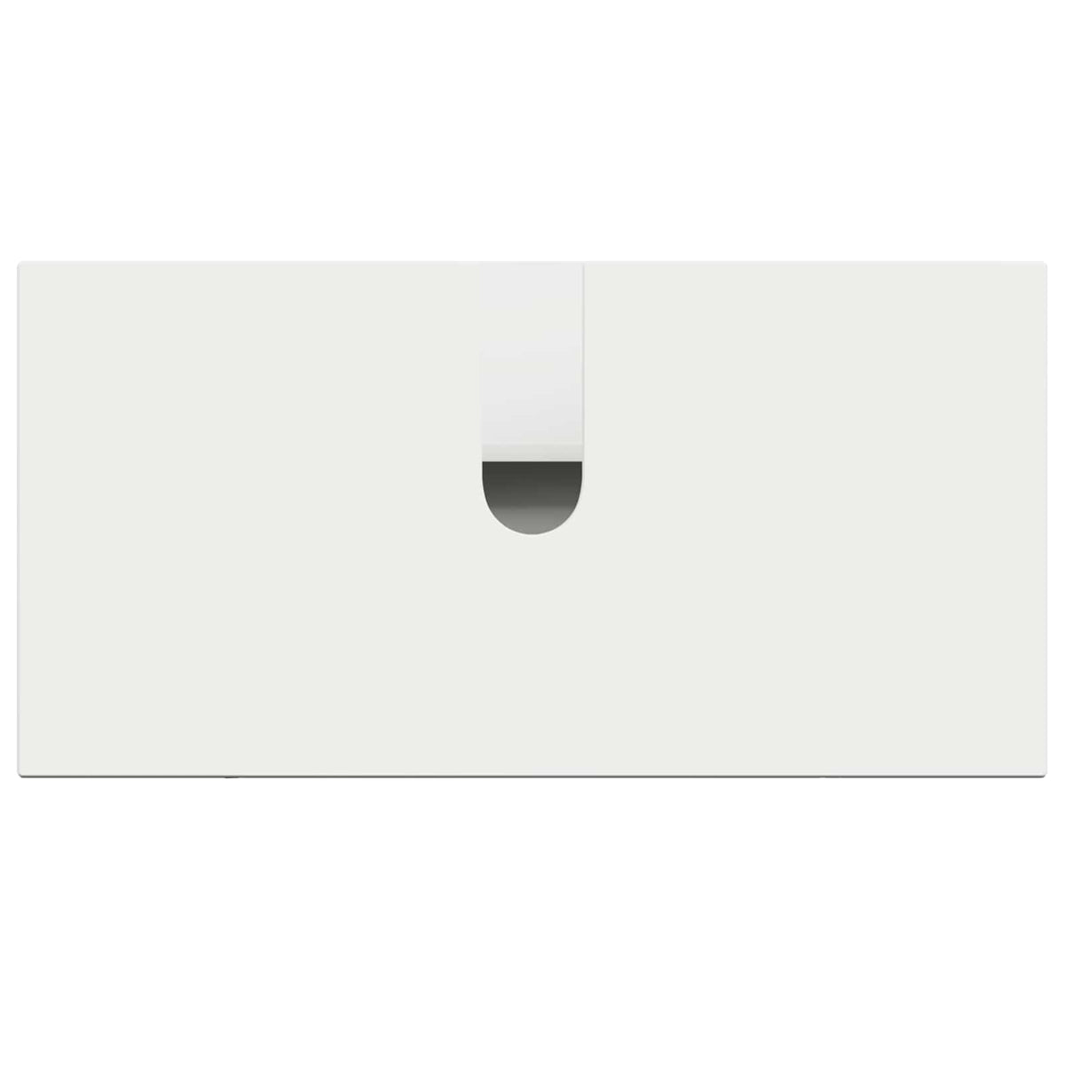 Waschbeckenschrank ZWOLLE Hochglanz Weiß 59,5 x 31,5 x 59 cm