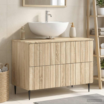 Waschbeckenschrank ZWOLLE Sonoma-Eiche 82 x 41 x 58,5 cm