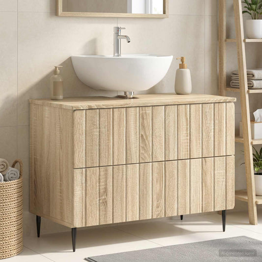 Waschbeckenschrank ZWOLLE Sonoma-Eiche 82 x 41 x 58,5 cm