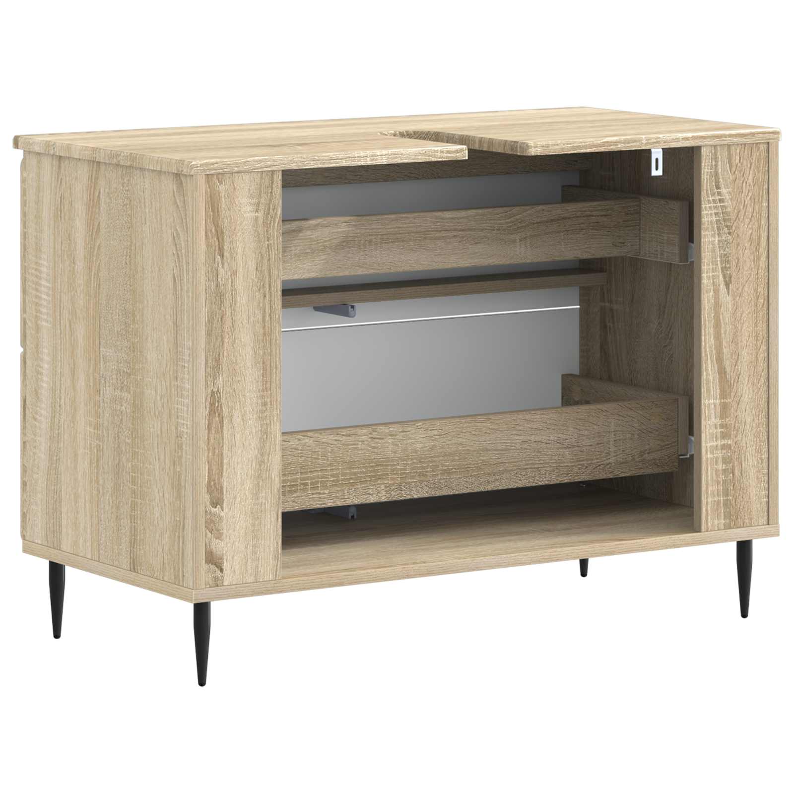 Waschbeckenschrank ZWOLLE Sonoma-Eiche 82 x 41 x 58,5 cm