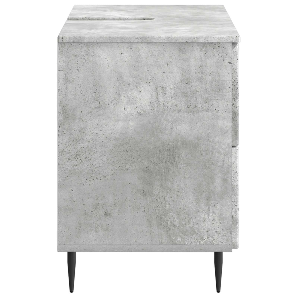 Waschbeckenschrank ZWOLLE Betongrau 82 x 41 x 58,5 cm