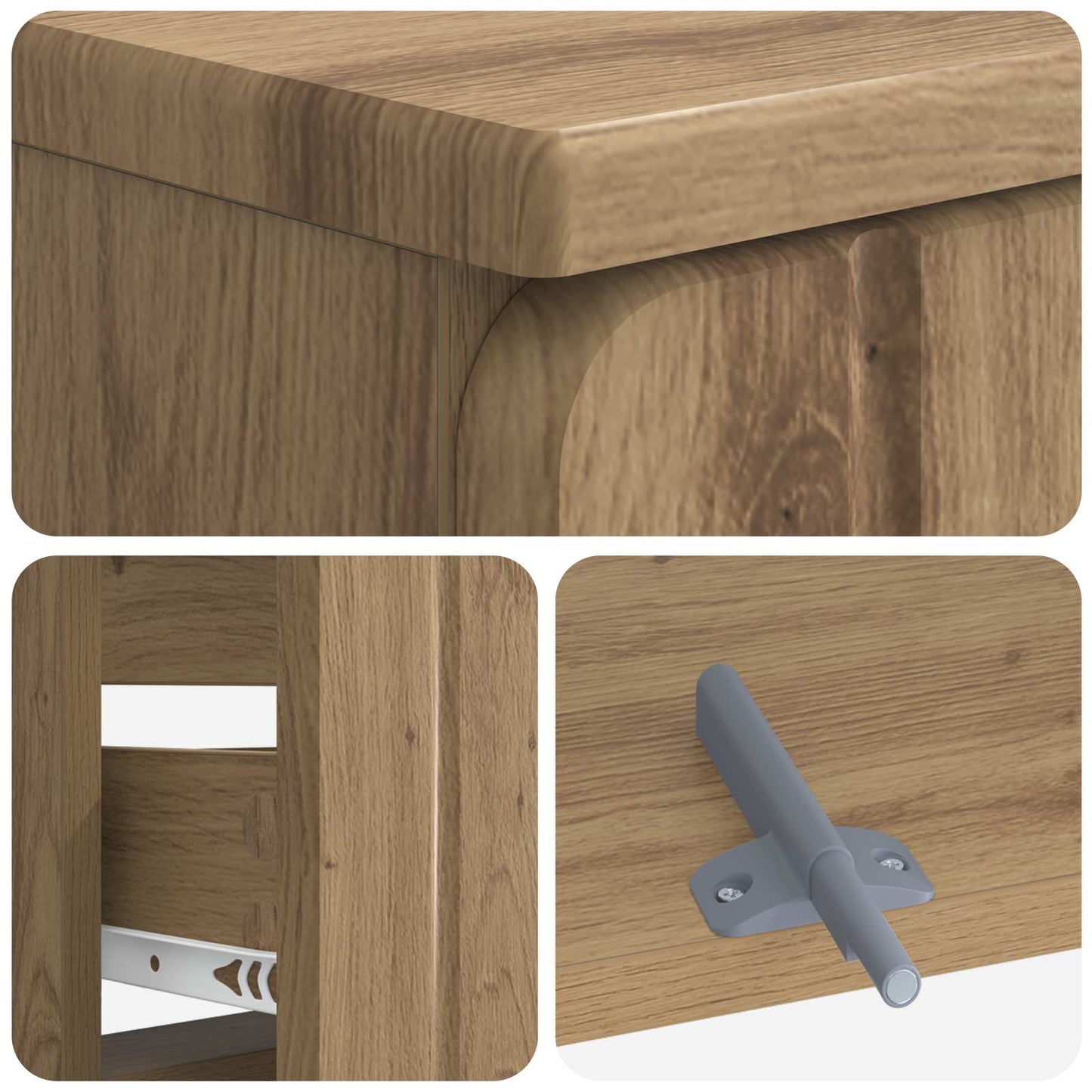 Waschbeckenschrank ZWOLLE Artisan-Eiche 82 x 41 x 58,5 cm