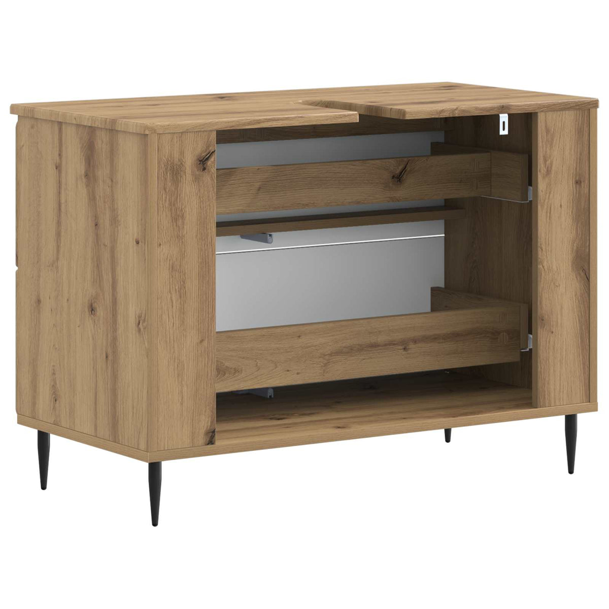 Waschbeckenschrank ZWOLLE Artisan-Eiche 82 x 41 x 58,5 cm