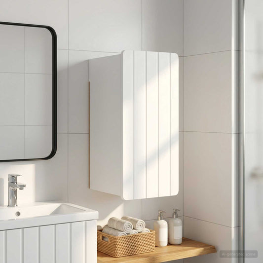 Badezimmer-Wandschrank ZWOLLE Weiß 30 x 31 x 63 cm