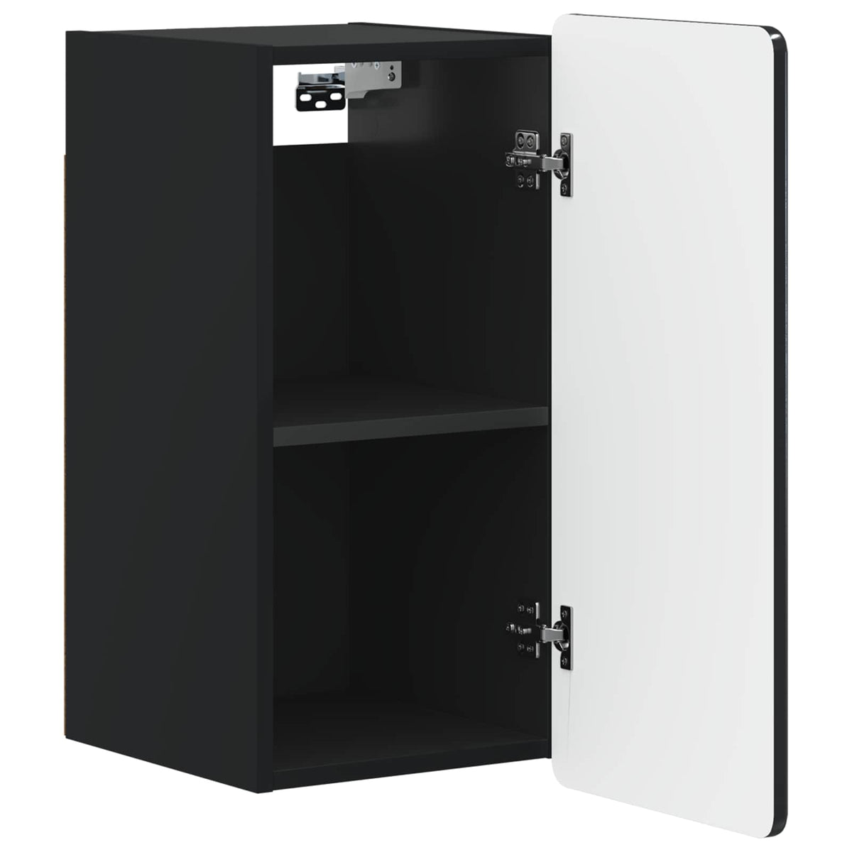 Badezimmer-Wandschrank ZWOLLE Schwarz 30 x 31 x 63 cm