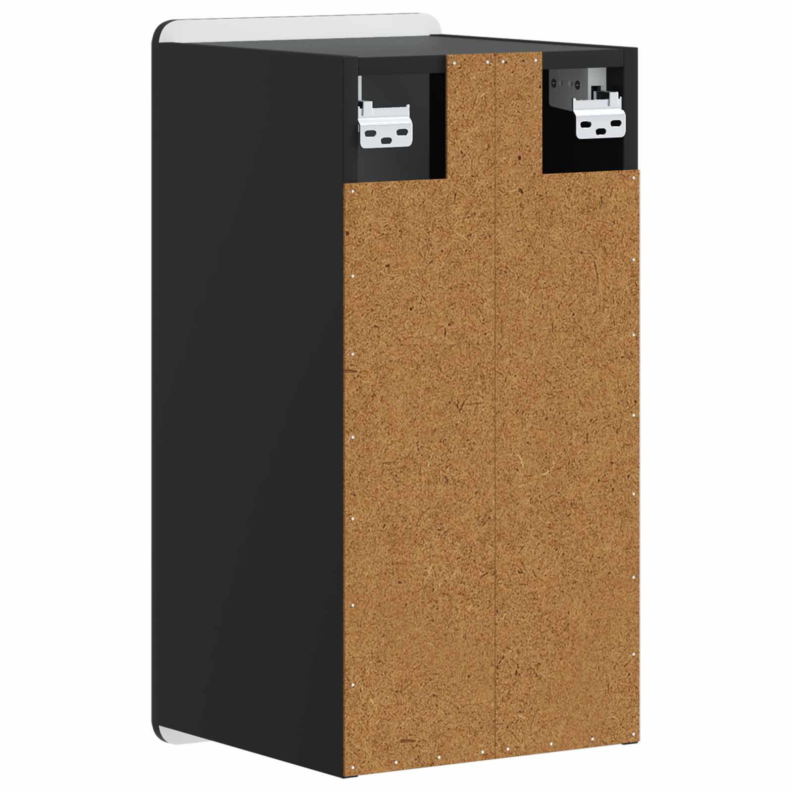 Badezimmer-Wandschrank ZWOLLE Schwarz 30 x 31 x 63 cm