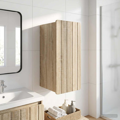 Badezimmer-Wandschrank ZWOLLE Sonoma-Eiche 30 x 31 x 63 cm