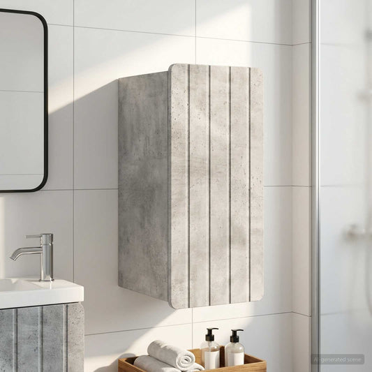 Badezimmer-Wandschrank ZWOLLE Betongrau 30 x 31 x 63 cm