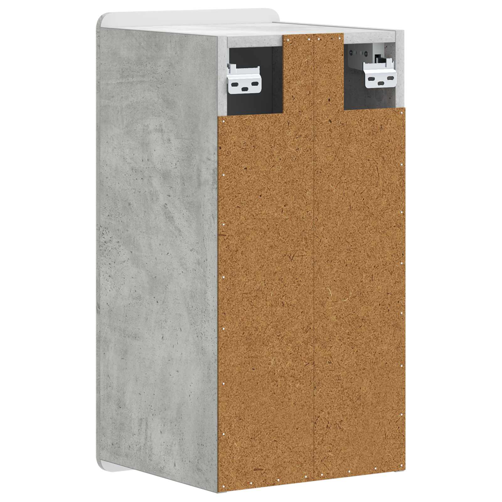 Badezimmer-Wandschrank ZWOLLE Betongrau 30 x 31 x 63 cm