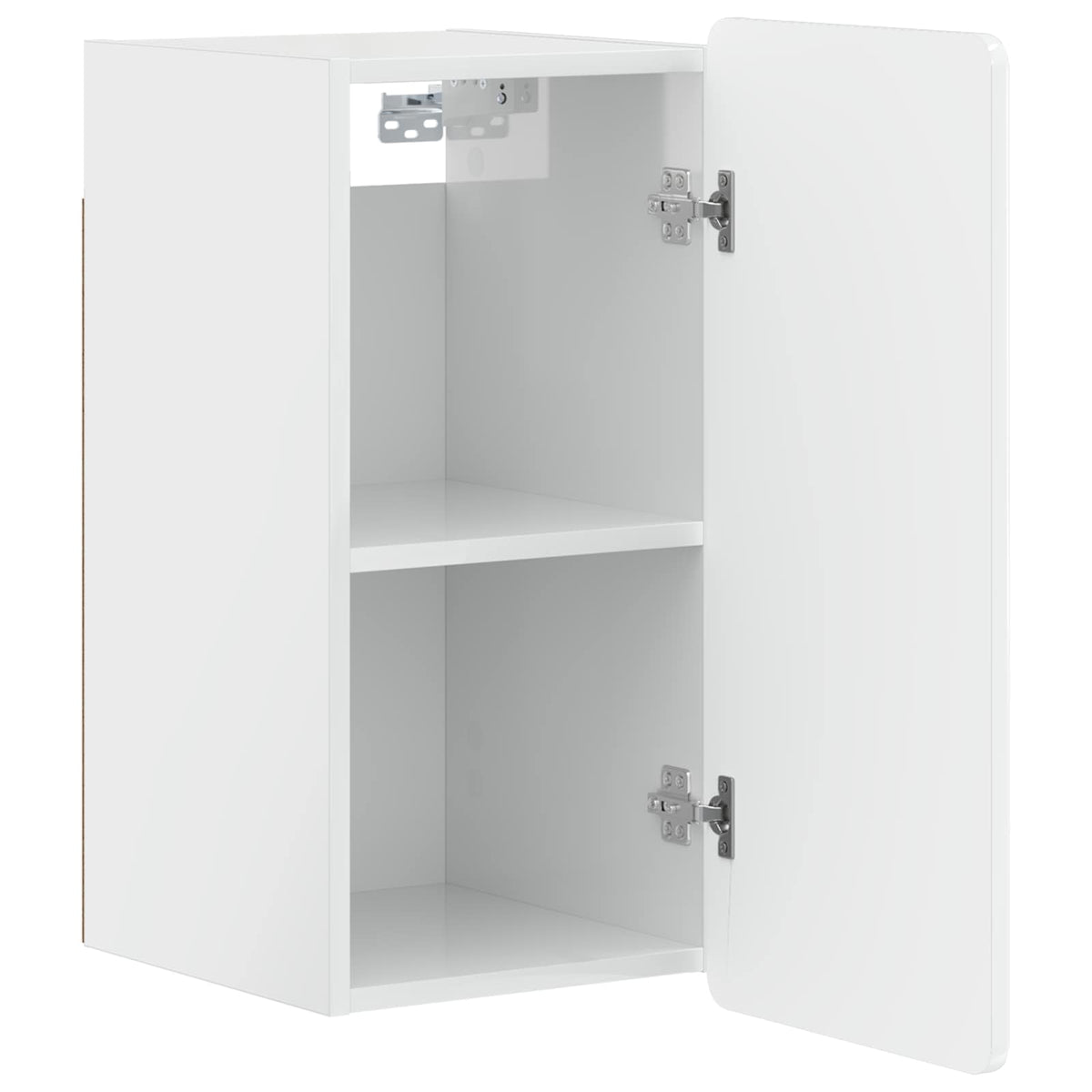 Badezimmer-Wandschrank ZWOLLE Hochglanz Weiß 30 x 31 x 63 cm