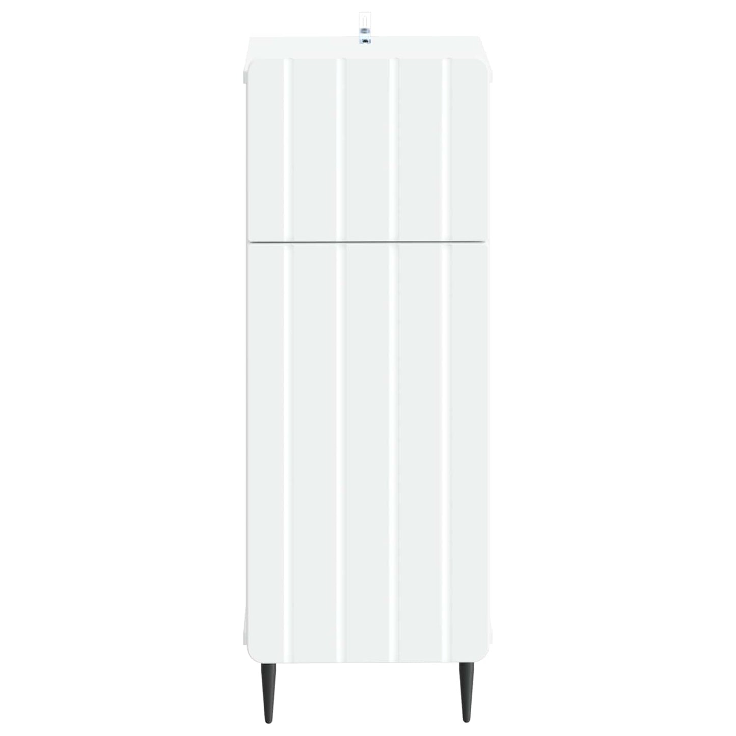 Badezimmer Aufbewahrungsschrank ZWOLLE Weiß 30 x 31 x 79,5 cm