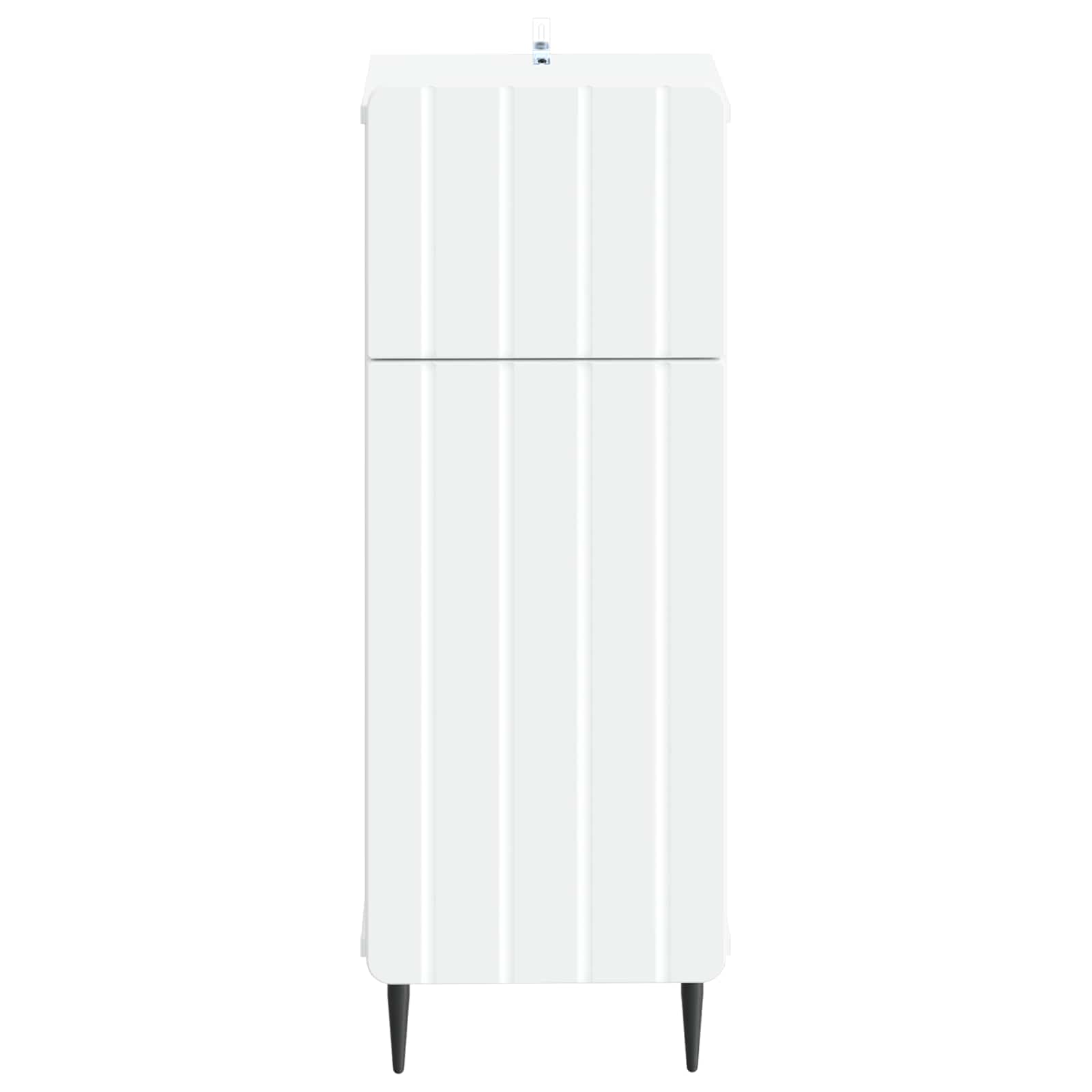 Badezimmer Aufbewahrungsschrank ZWOLLE Weiß 30 x 31 x 79,5 cm